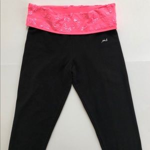 Victoria Secret PINK Sequin Leopard yoga pant